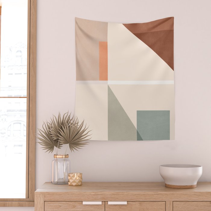 Abstract Geometric 16 Wall Tapestry Gallery Image 2