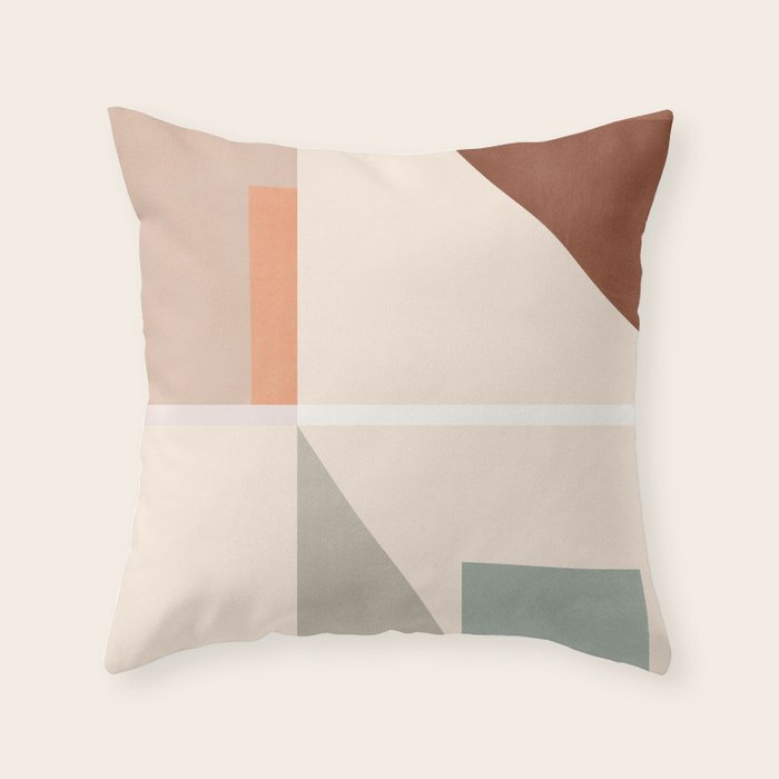 Abstract Geometric 16 Throw Pillow Gallery Image 6