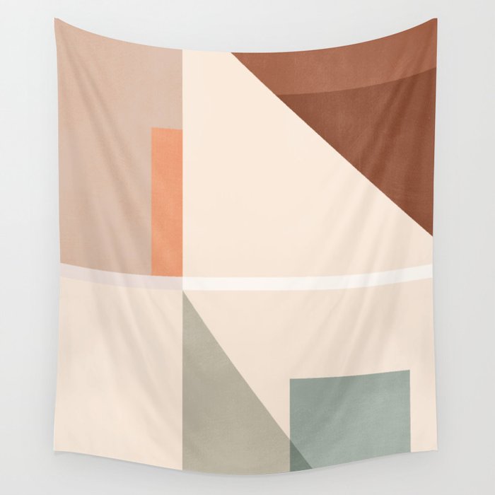 Abstract Geometric 16 Wall Tapestry Gallery Image 1