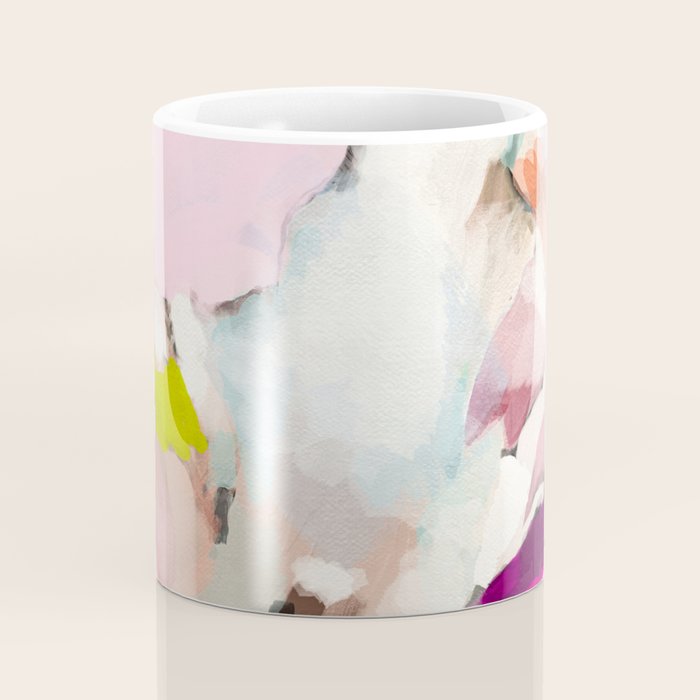 landscape mountain painting abstract Coffee Mug Gallery Image 4