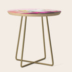 landscape mountain painting abstract Side Table Gallery Image 1