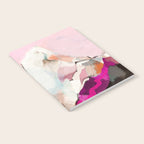 landscape mountain painting abstract Notebook Gallery Image 2
