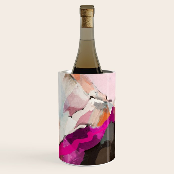 landscape mountain painting abstract Wine Chiller Gallery Image 3