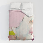 landscape mountain painting abstract Comforter Gallery Image 6