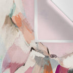 landscape mountain painting abstract Wall Tapestry Gallery Image 3