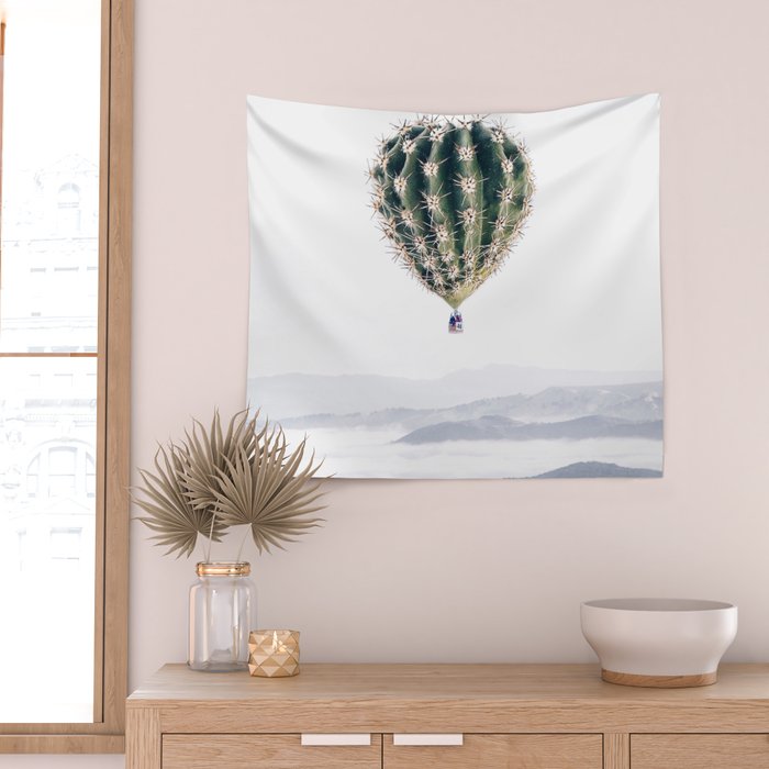 Flying Cactus Wall Tapestry Gallery Image 2