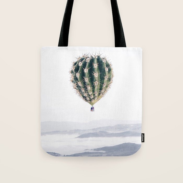Flying Cactus Tote Bag Gallery Image 1