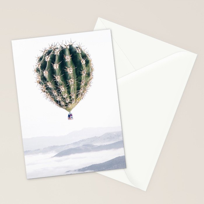 Flying Cactus Stationery Card Gallery Image 2
