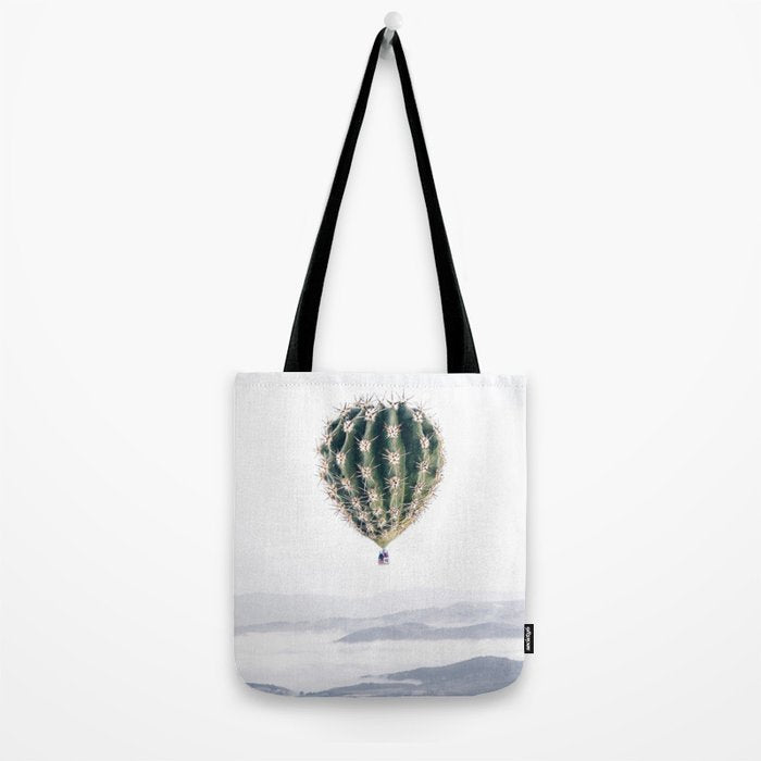 Flying Cactus Tote Bag Gallery Image 2
