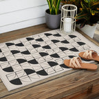 Lines in Motion 9 Outdoor Rug Gallery Image 2