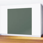 Minimal, Solid Color, Dark Sage Green Wall Mural Gallery Image 2