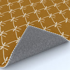 Bows & Ribbons Pattern XVII Burnt Ochre Rug Gallery Image 4