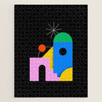 Colorful trendy geometric art illustration Jigsaw Puzzle Gallery Image 1