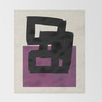Square Grape Throw Blanket Gallery Image 2