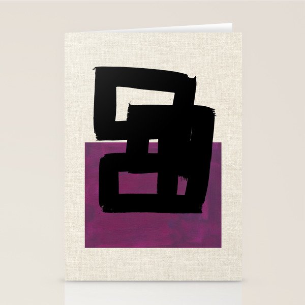 Square Grape Stationery Card Gallery Image 2