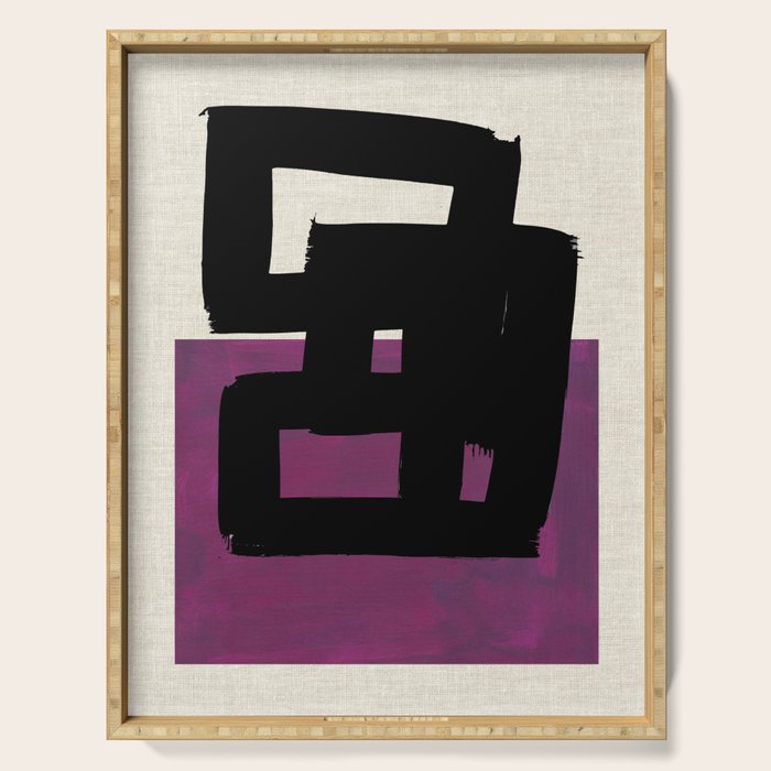 Square Grape Serving Tray Gallery Image 1