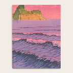Morning Sea at Shiribeshi by Kawase Hasui Notebook Gallery Image 4