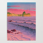 Morning Sea at Shiribeshi by Kawase Hasui Poster Gallery Image 4