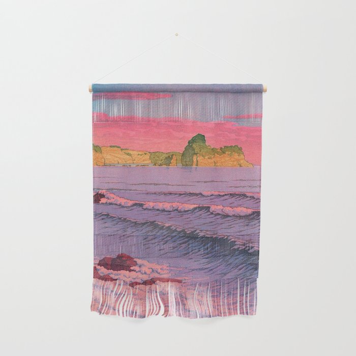 Morning Sea at Shiribeshi by Kawase Hasui Wall Hanging Gallery Image 1