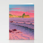 Morning Sea at Shiribeshi by Kawase Hasui Stationery Card Gallery Image 2