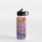 Morning Sea at Shiribeshi by Kawase Hasui Water Bottle Gallery Image 1
