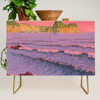Morning Sea at Shiribeshi by Kawase Hasui Credenza Gallery Image 1