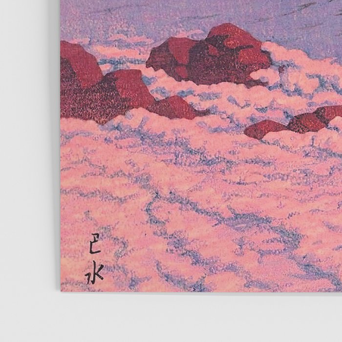 Morning Sea at Shiribeshi by Kawase Hasui Poster Gallery Image 3