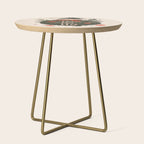 Festive Ho Ho Ho Bauble Side Table Gallery Image 1