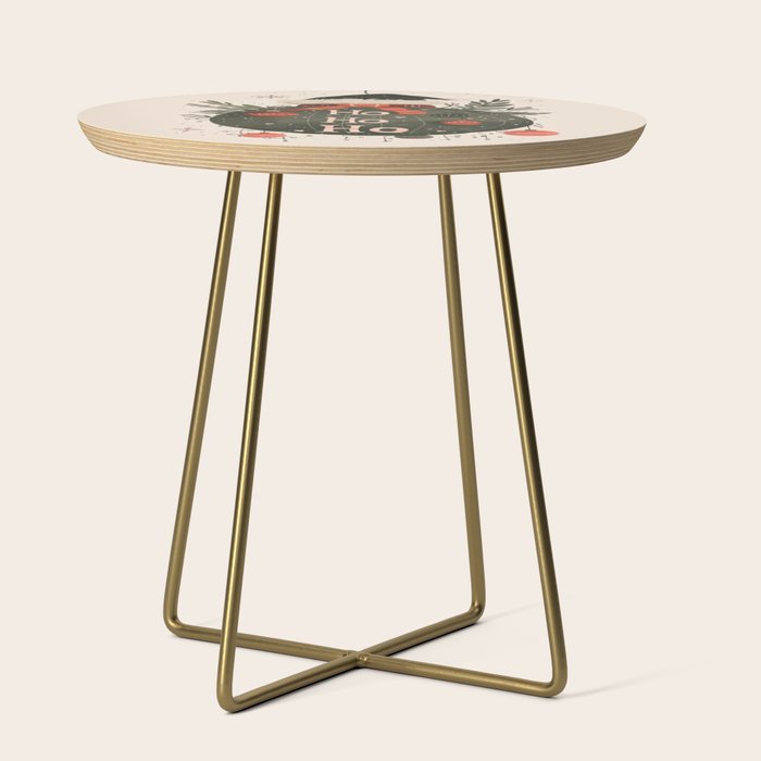 Festive Ho Ho Ho Bauble Side Table Gallery Image 1