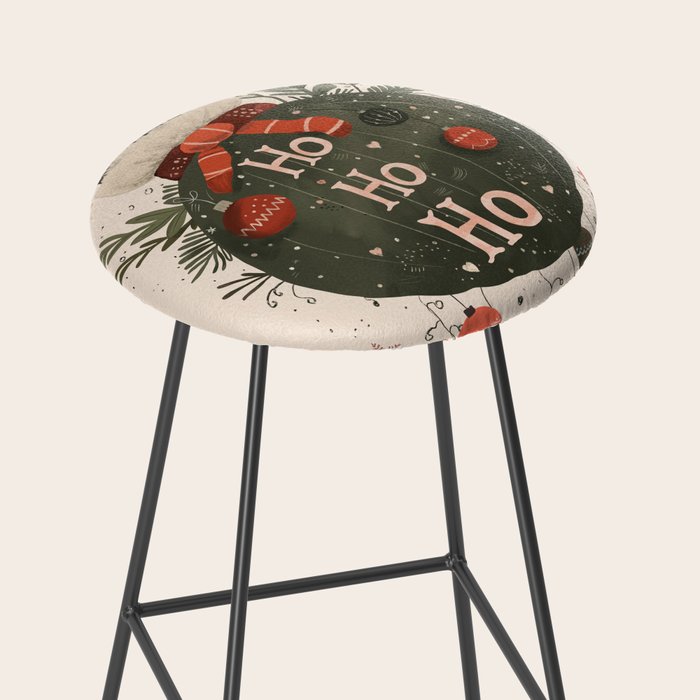 Festive Ho Ho Ho Bauble Stool Gallery Image 2