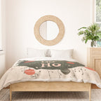 Festive Ho Ho Ho Bauble Duvet Cover Gallery Image 3