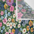 Magical Meadow Boho Hippy Garden Floral Wall Tapestry Gallery Image 3