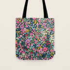 Magical Meadow Boho Hippy Garden Floral Tote Bag Gallery Image 1