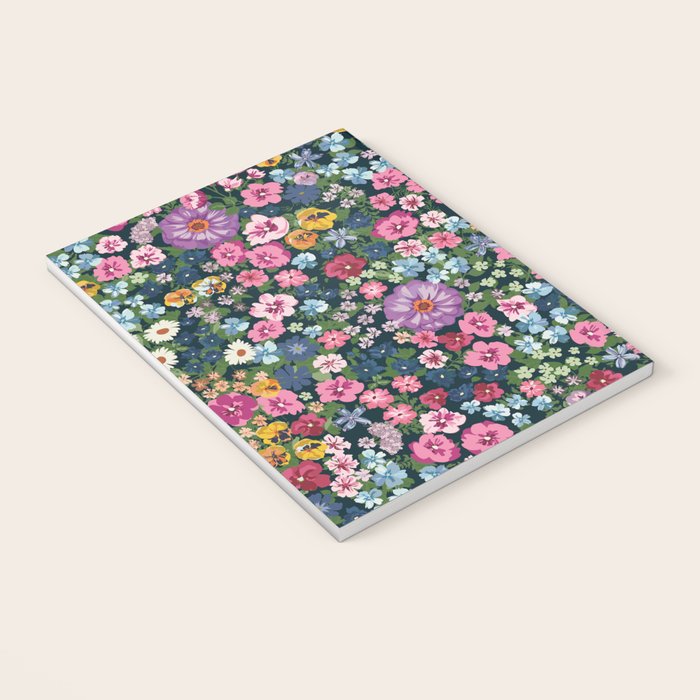 Magical Meadow Boho Hippy Garden Floral Notebook Gallery Image 3