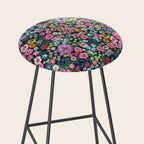 Magical Meadow Boho Hippy Garden Floral Stool Gallery Image 2
