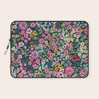 Magical Meadow Boho Hippy Garden Floral Laptop Sleeve Gallery Image 1