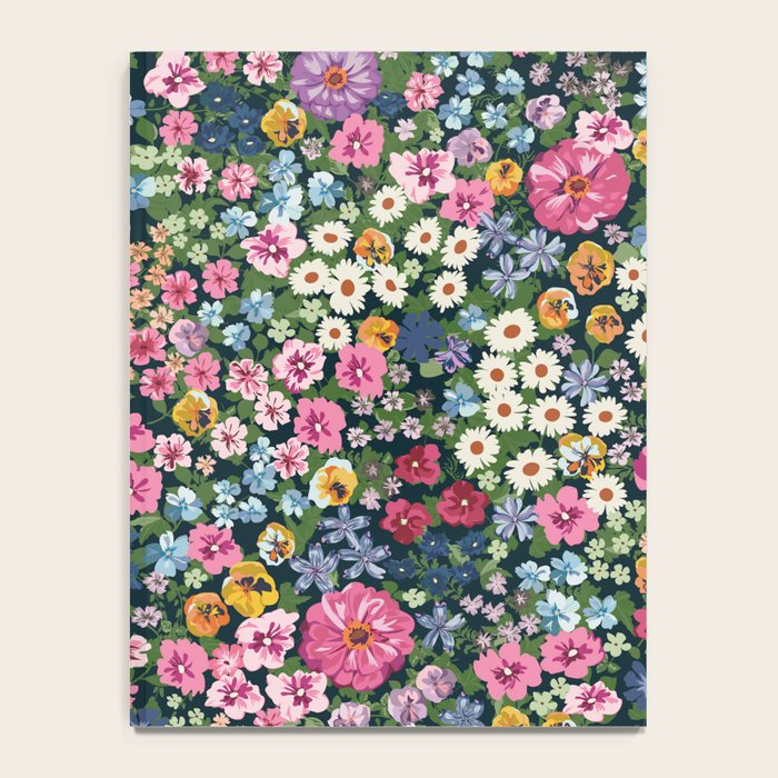 Magical Meadow Boho Hippy Garden Floral Notebook Gallery Image 4
