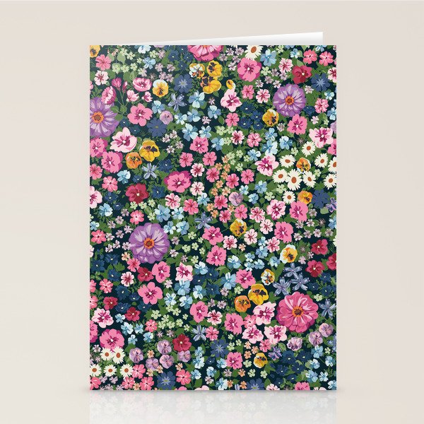 Magical Meadow Boho Hippy Garden Floral Stationery Card Gallery Image 2