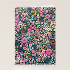 Magical Meadow Boho Hippy Garden Floral Stationery Card Gallery Image 2