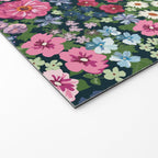 Magical Meadow Boho Hippy Garden Floral Welcome Mat Gallery Image 2