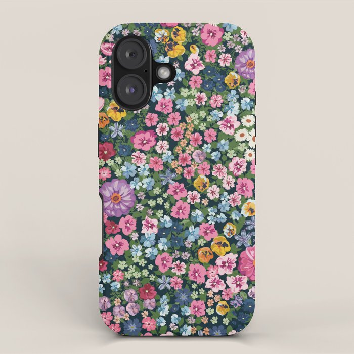 Magical Meadow Boho Hippy Garden Floral iPhone Case Gallery Image 1