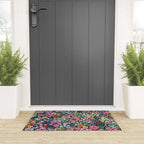 Magical Meadow Boho Hippy Garden Floral Welcome Mat Gallery Image 3