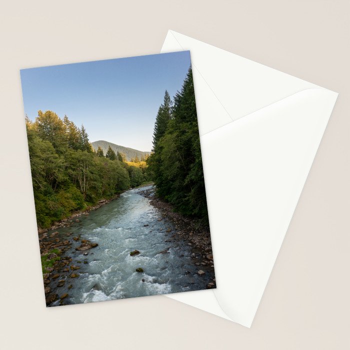 Adventure Forest River II - Pacific Northwest Wanderlust Stationery Card Gallery Image 2