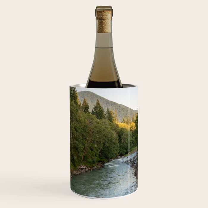 Adventure Forest River II - Pacific Northwest Wanderlust Wine Chiller Gallery Image 1
