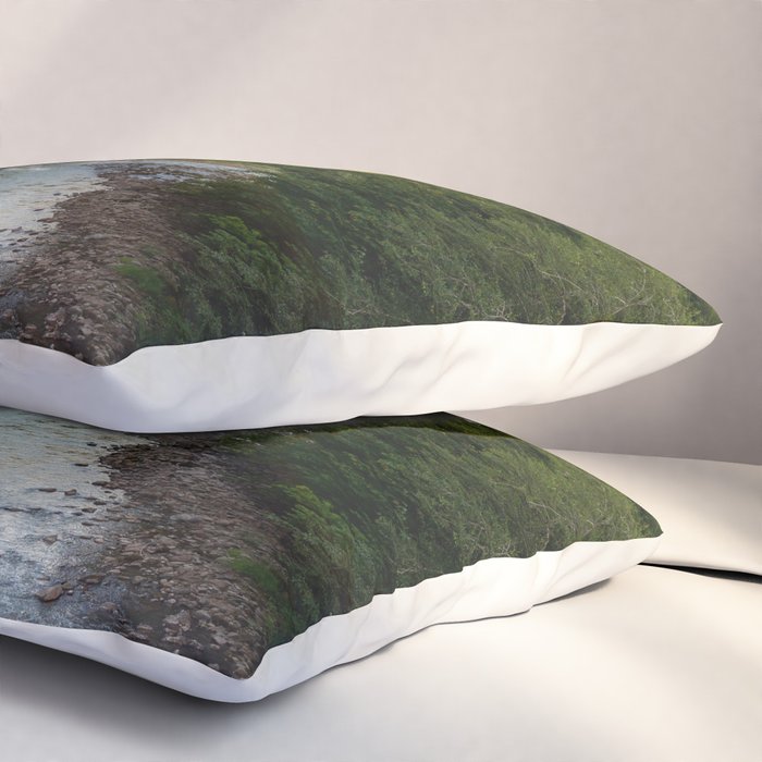 Adventure Forest River II - Pacific Northwest Wanderlust Pillow Sham Gallery Image 3