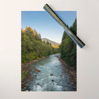 Adventure Forest River II - Pacific Northwest Wanderlust Wrapping Paper Gallery Image 1