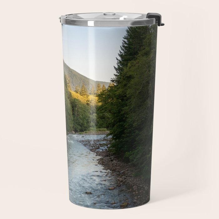 Adventure Forest River II - Pacific Northwest Wanderlust Travel Mug Gallery Image 2