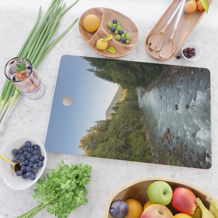Adventure Forest River II - Pacific Northwest Wanderlust Cutting Board Gallery Image 2