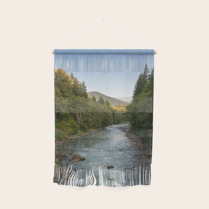 Adventure Forest River II - Pacific Northwest Wanderlust Wall Hanging Gallery Image 1