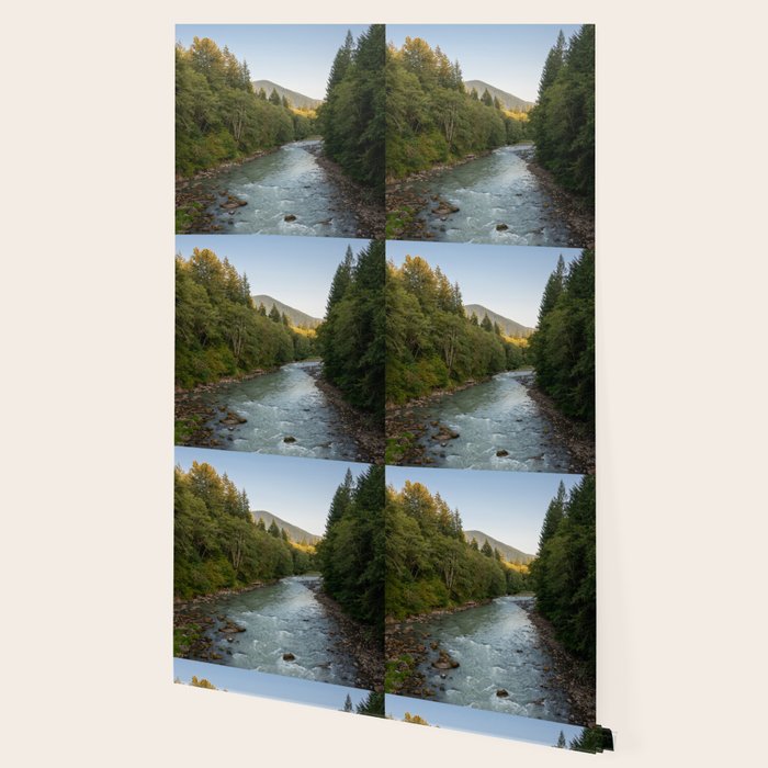 Adventure Forest River II - Pacific Northwest Wanderlust Wallpaper Gallery Image 2